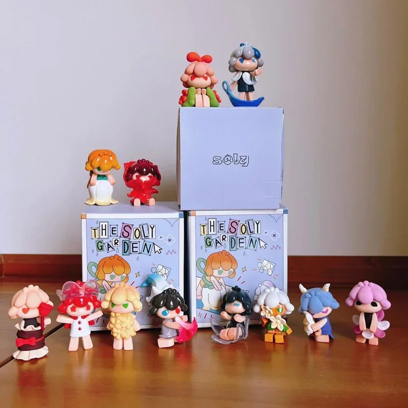 Heyone-SOLY-MINI Blind Box Toys, Personalidade Completa, Série Grânulo Adorável 2, Figurinhas Anime, Bonecas de Mesa, Modelo Meninas Presente