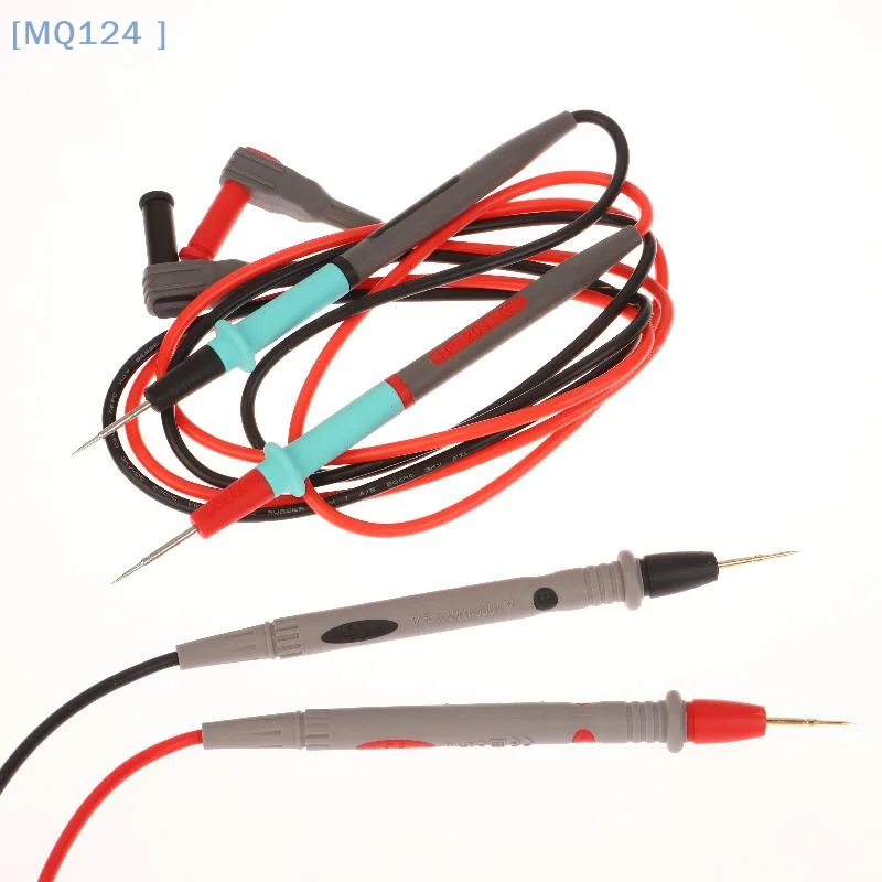 

【MQ124】Lengthening 1000V 25A Silicone Test Lead High-precision Measurement Multimeter Probe Test Pin Wire Pen Alligator 1 Pairs