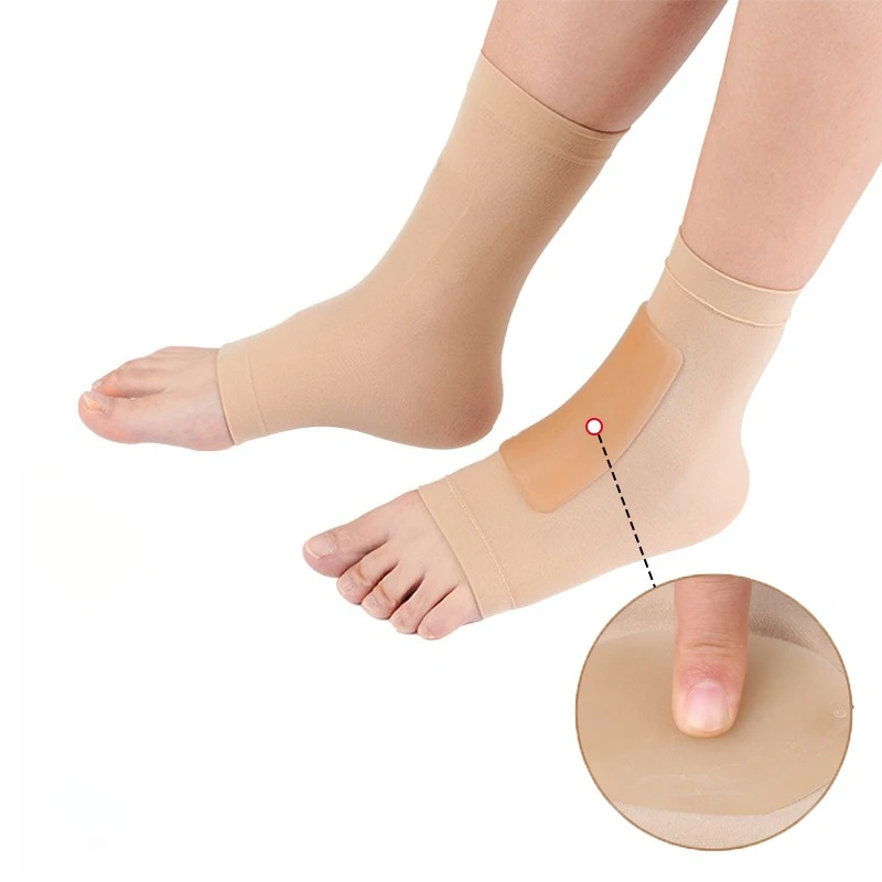 

Ice Skate Cushion Silicon Gel Cover Riding Boot Ice Skate Bite Protection Heel Protection