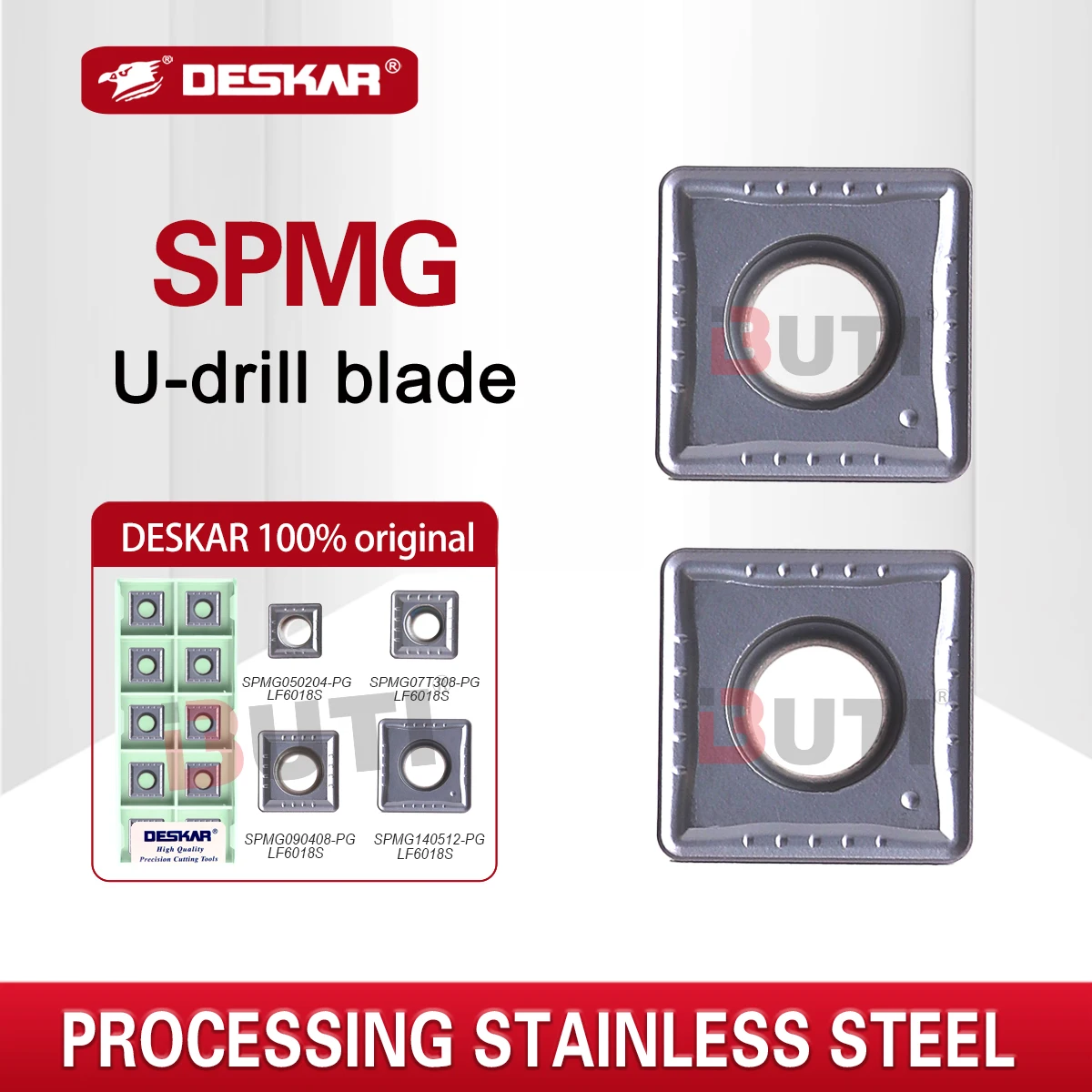 

DESKAR 100% оригинал SPMG 050204 / 060204 /07T308/ 110408 / 140512 -PG LF6018S Токарный станок с ЧПУ квадратной формы U-образное лезвие для нержавеющей стали