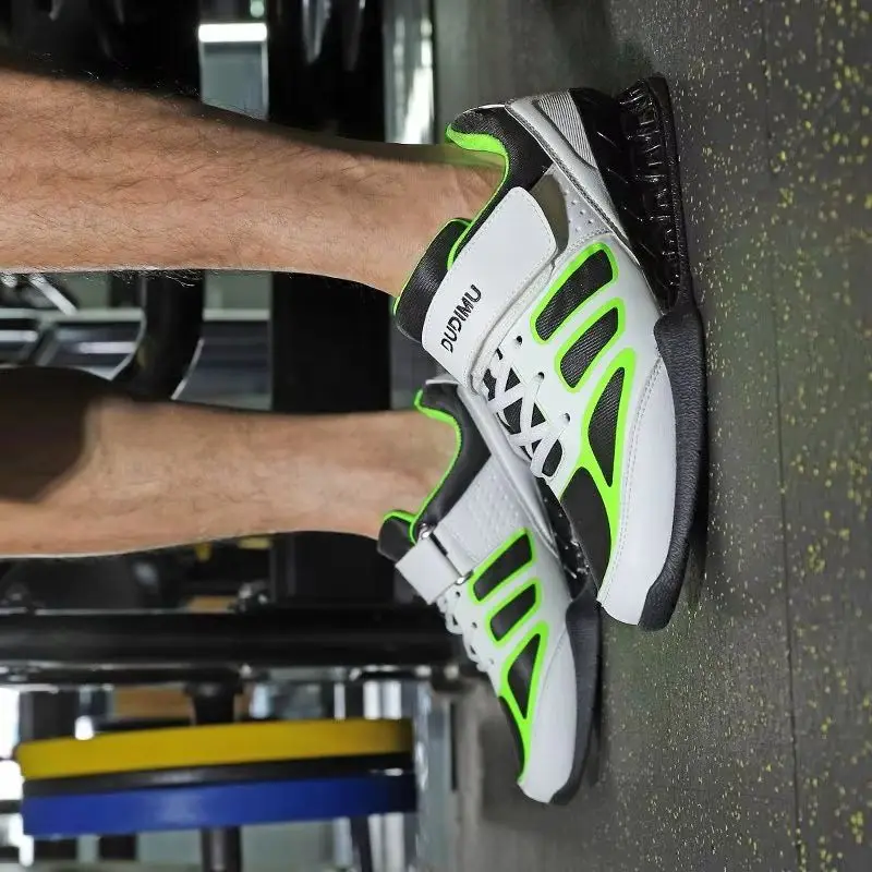 

2025 новые трендовые тяжелоатлетические кроссовки для мужчин, нескользящие мужские кроссовки для приседаний с жесткой тягой, удобная мужская обувь для тренировок в тренажерном зале