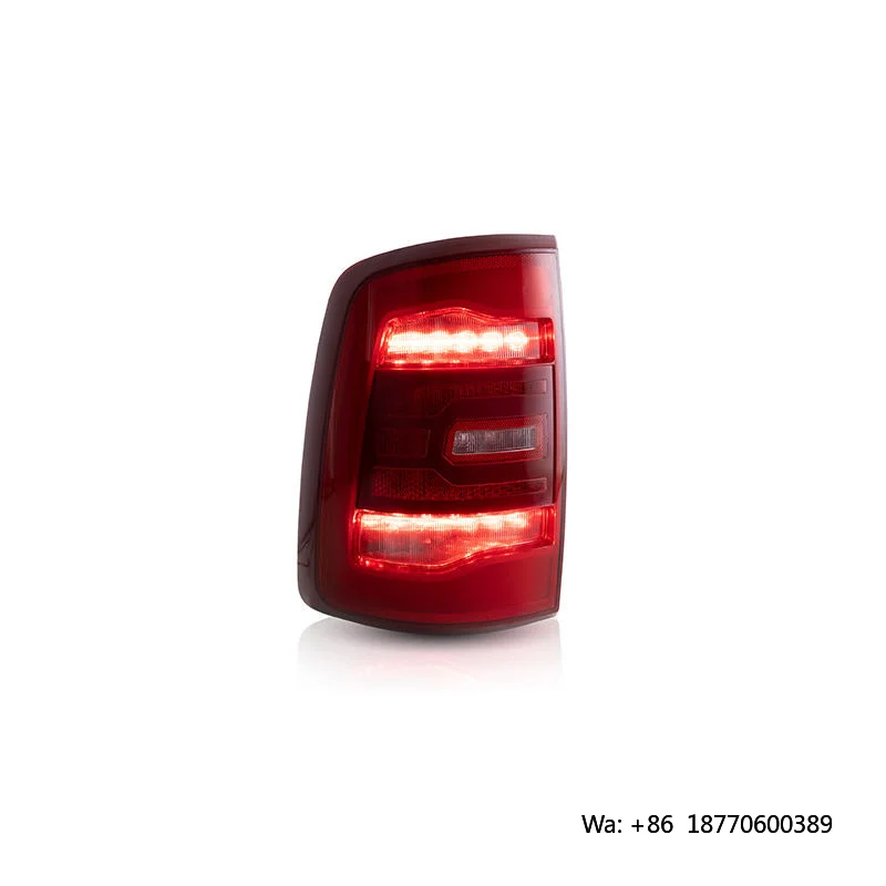 

Wholesales Taillights Rear Lamp Full Car LED Red Turn Signal Tail Lights Assembly 2018-2019 for Dodge Ram F1500 Auto Lamp