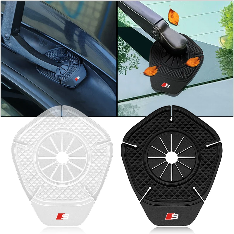 

2pcs Car Windshield Wiper Arm Hole Protection Cover Silicone Dust Cover For Audi A3 A4 B8 8P B9 8V B6 A5 B7 A1 A6 Auto Styling