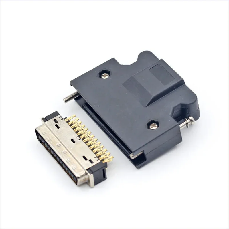 SCSI MDR Connector 50 pin CN1 Servo Plug 3M 10150-3000PE/10350-52A0-008  3M SCSI CN Connector Cable Wire Solder Type Shell