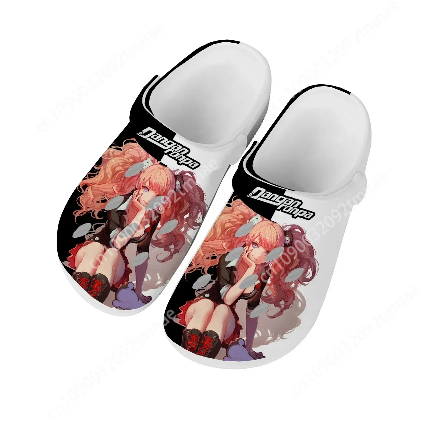 Cartoon Game Danganronpa Junko Enoshima Home Clogs Men Women Teenager Built Water Shoes Garden Custom Hole Slippers Sandals