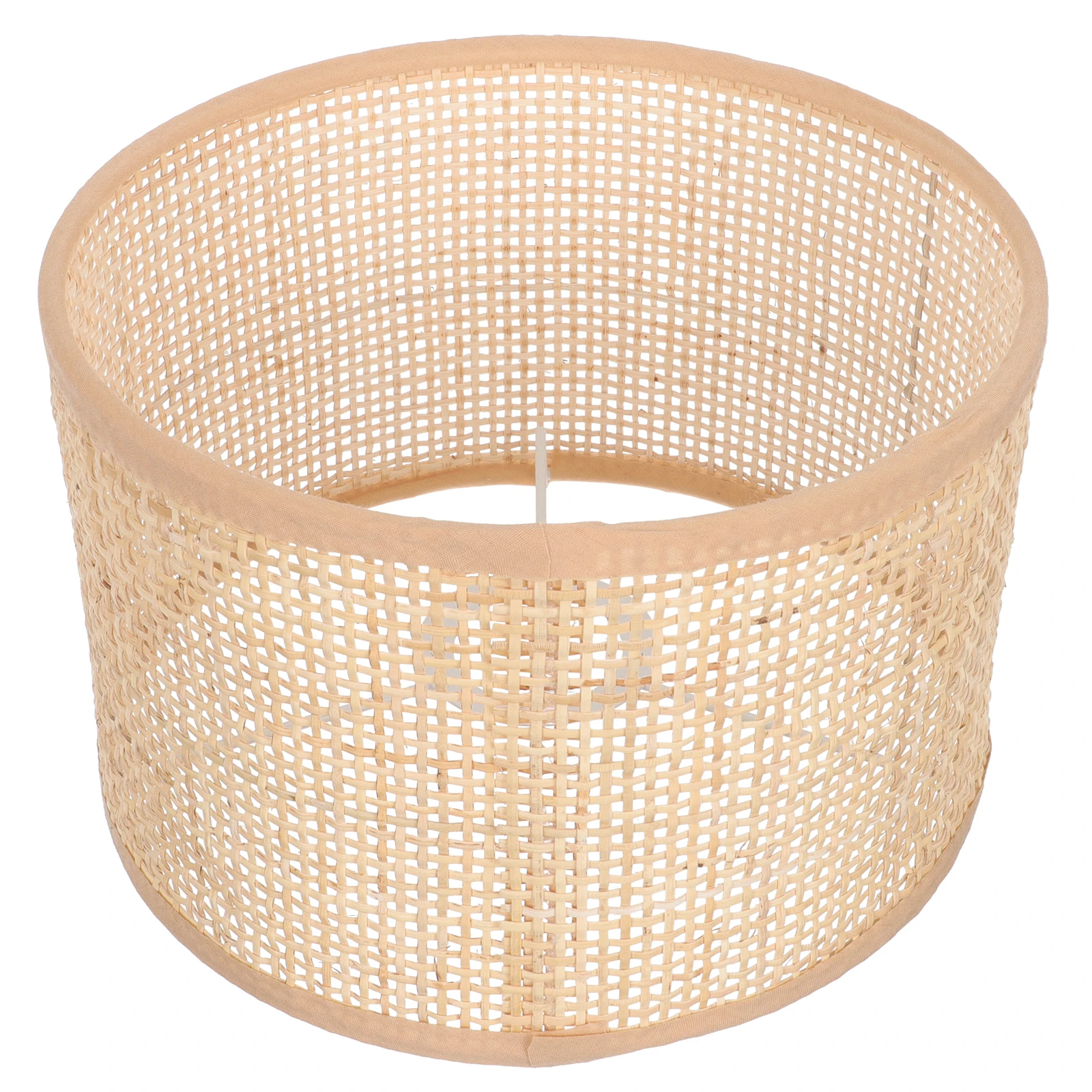 

Rattan Lampshade E27 Woven Cover for Light Ceiling Hanging Lamps HomeDecoration Practical Vintage Chimney Shield Table