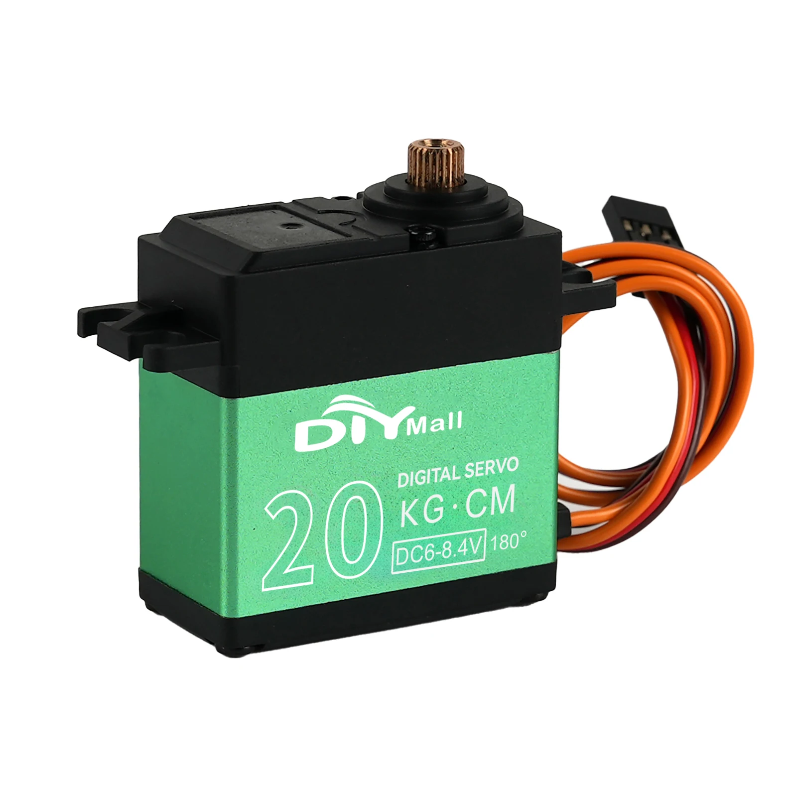 TD-8820MG 20kg servo digital escova de carbono motor engrenagem de metal alto torque 180/270/360 graus 4.8-8.4v para rc robô carro aeronave diy