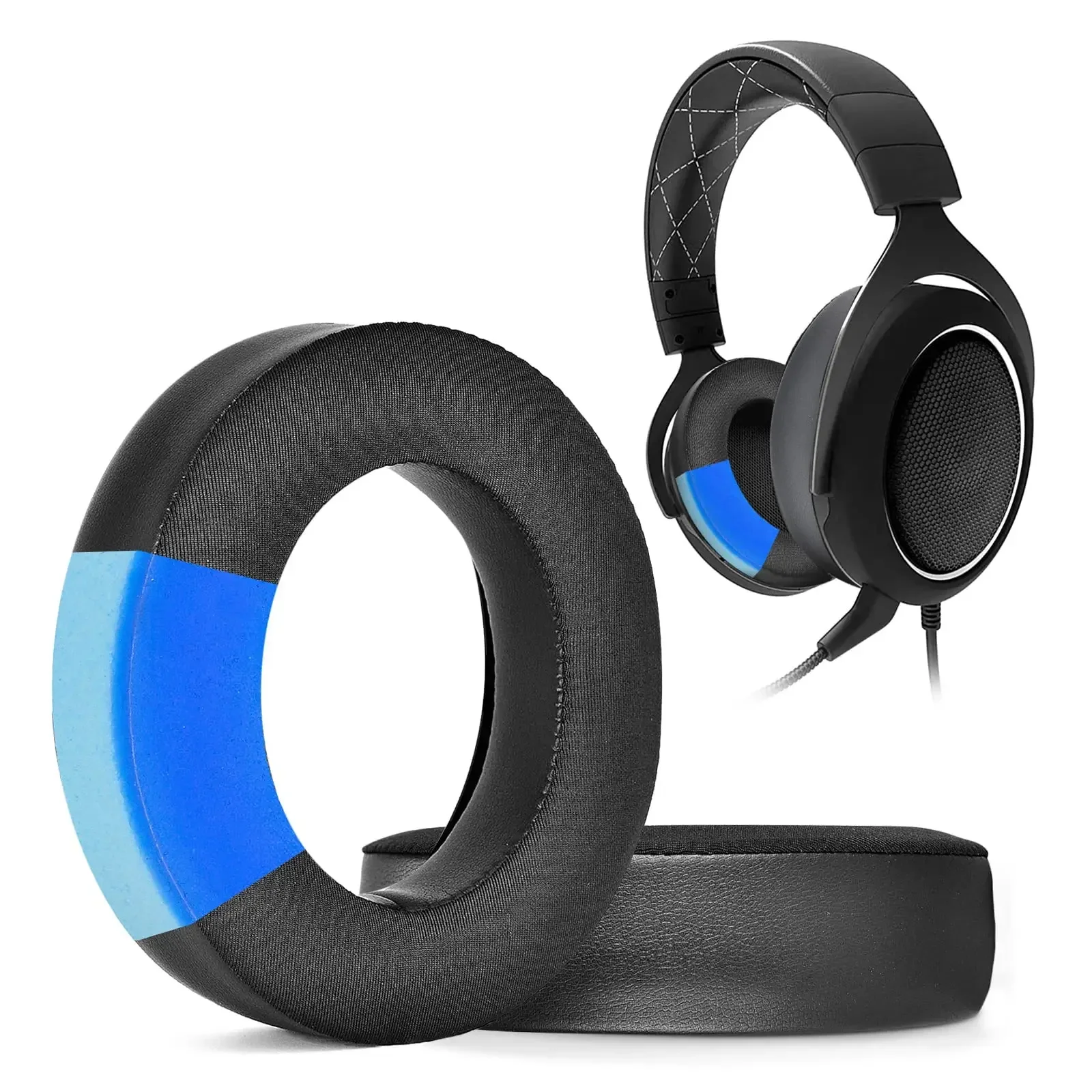 

YAYINCC Replacement Cooling Gel Earpads Cushions Compatible with Corsair HS50 Pro HS60 Pro HS70 Pro Stereo Gaming Headset