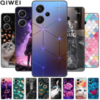 For Xiaomi Redmi Note 13 Pro Plus Case Luxury Silicon TPU Soft Phone Cover for Redmi Note 13 Pro+ 5G Bumper Funda Shell Cute Cat