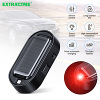 Extractme Simulation car solar anti-theft light car simulation immobiliser car alarm LED simulation warning light burst flash