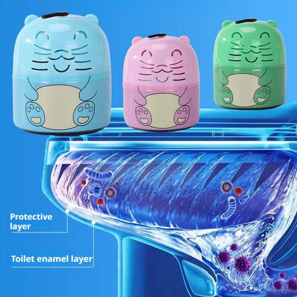 Toilet Bowl Cleaner Effective Cleaning Dirt Urine Stains Cleaners With Fragrance Bathroom Blue Bubble Deodorant Bathroom Supply