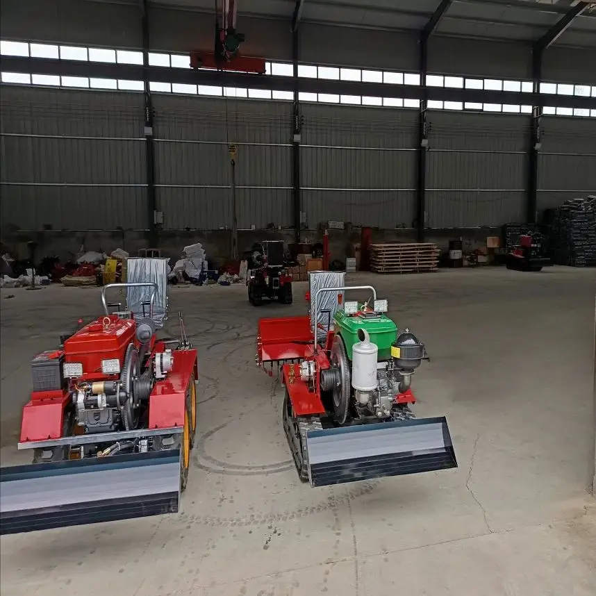 

Multifunctional 25 35 Horsepower Agricultural Small Tracked Diesel Powered Rotary Tiller Cultivator Wholesale
