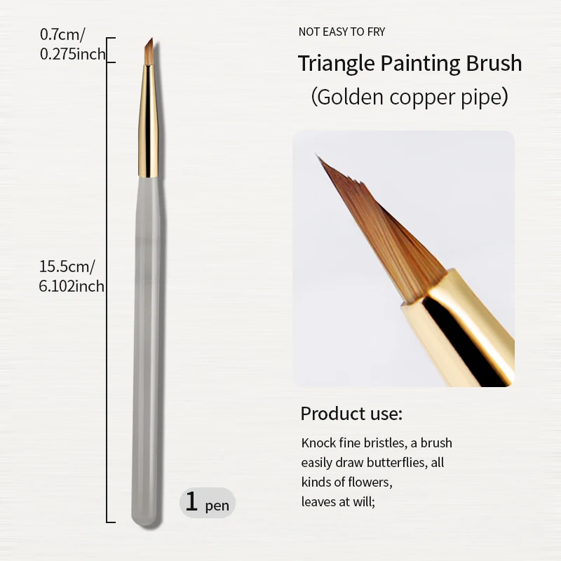RSNAIL Nail Art Liner Pinsel Französisch Streifen Nagel Linie Malerei Stift 18mm Schlanke Lange Linie Zeichnung Pinsel UV Gel DIY maniküre Werkzeug