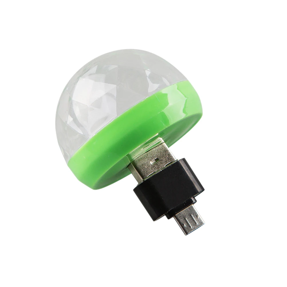 

LED Ball Light USB Powered Voice Control Disco DJ Lighting Stage Effect Karaoke Rotating Party Gift