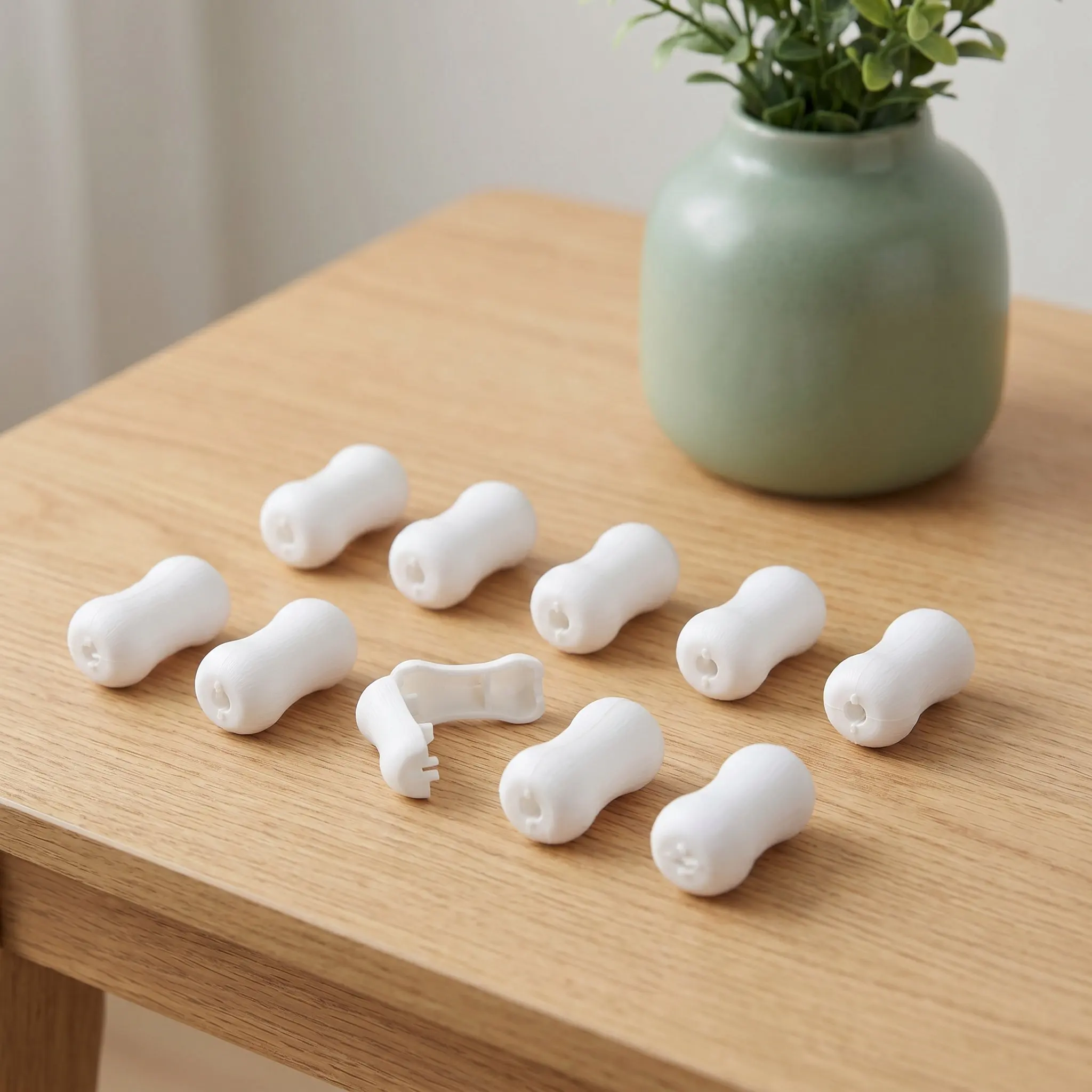 10Pcs Window Blind Cord Safety Clips Breakaway Condensers Anti Strangulation Tassel Balls for Child Protection Horizontal Shade