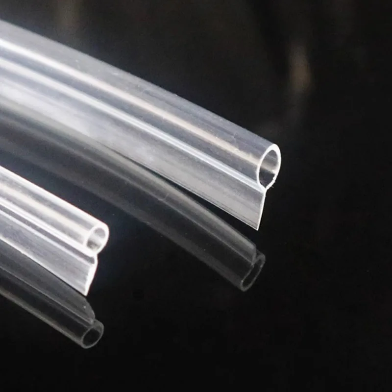 

200mX White And Black Empty Skirt Tube For Side Glow Plastic PMMA Fiber Optic Cable Lighting