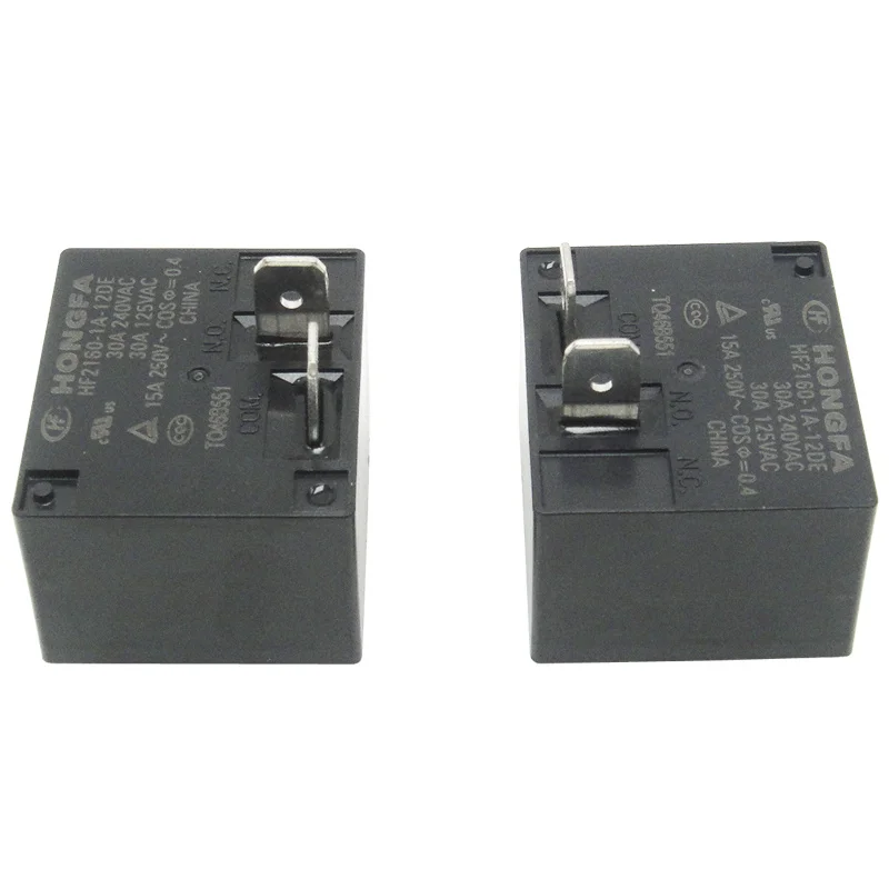 HF2160-1A-12DE HF2160-1A-24DE 12VDC 24VDC 30A 240VAC Relay 4Pins