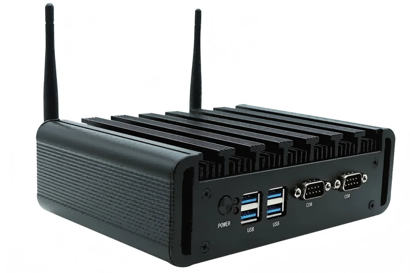 Fanless Office Mini PC Core i3 8145U i5 8265U Dual Lan Triple Display Win10 Business Barebone Desktop Mini Computer 2xRS232 COM
