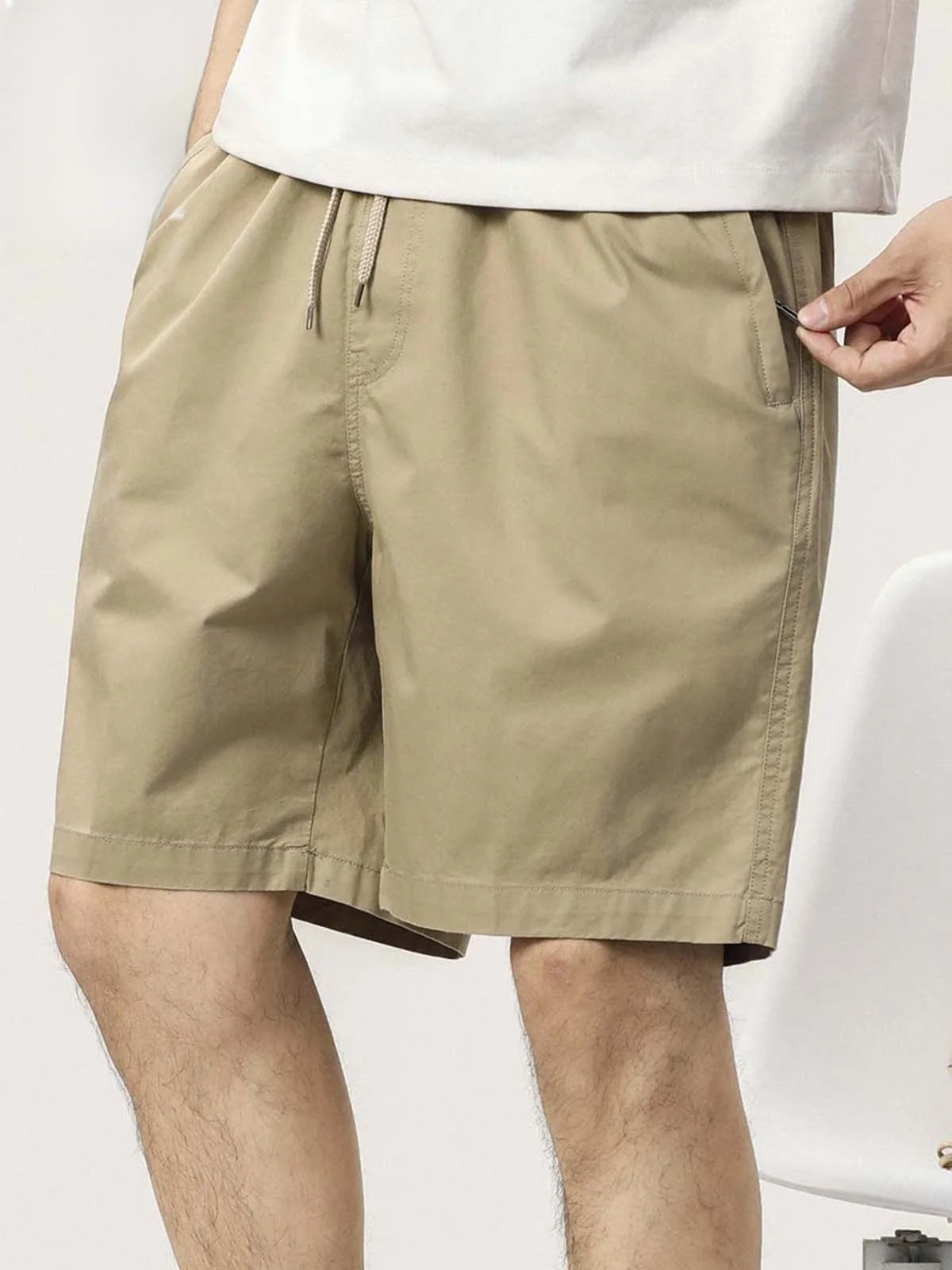 

Pure Cotton Casual orts Men's Summer Thin Five-Point Loose Sports orts Breathable Comfortable Youth Faionable