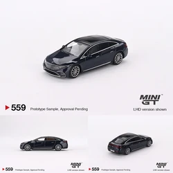 MINIGT 559 In Stock 1:64 EQS 580 4MATIC Diecast Diorama Car Model Toys