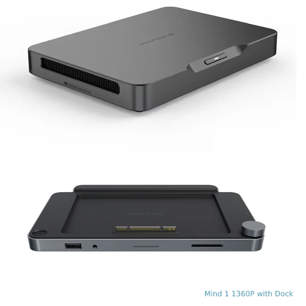 ミニPC Khadas Mind Intel Core i7-1360P 32GB+1TB Khadas Mind 1 Mini PC, Intel Core i7-1360P 5.0GHz Micro Desktop