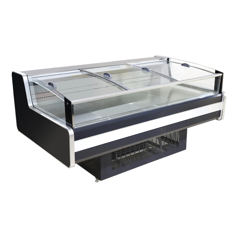 Supermarket Meat And Deli Food Display Case Chiller For Sale