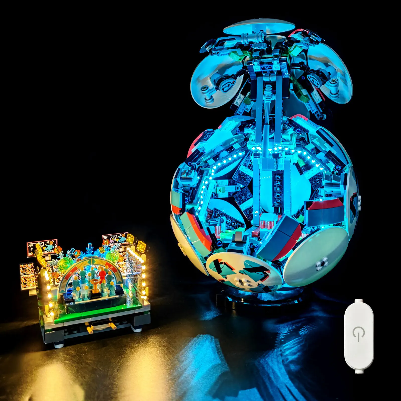 

Комплект светодиодного освещения LYBMTWF, совместимый с футбольными строительными блоками Lego 43019 (модельные блоки в комплект не входят)