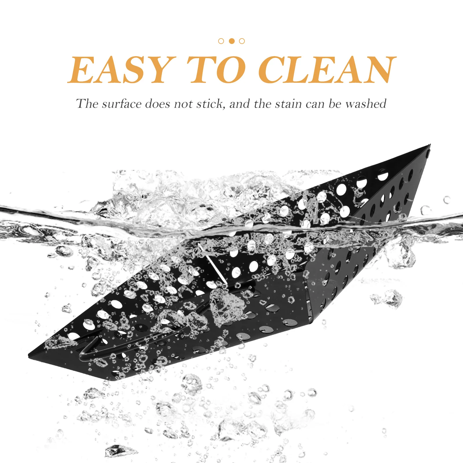 

Non-Stick Barbecue Plate Large Durable Steel Grill Pan Outdoor Bbq Accessories Heat Resistant Grill Meat Pan Roast Drain Hole