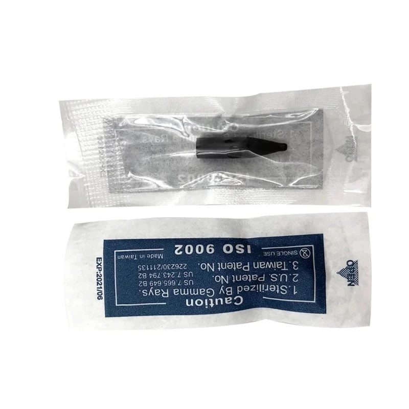 

100pcs 2RL&3RL Tattoo Needle Cap for Permanent Makeup Dragon/Mosaic/Merlin Tattoo Machine Accesories Giant Sun G-8650 Needle Tip