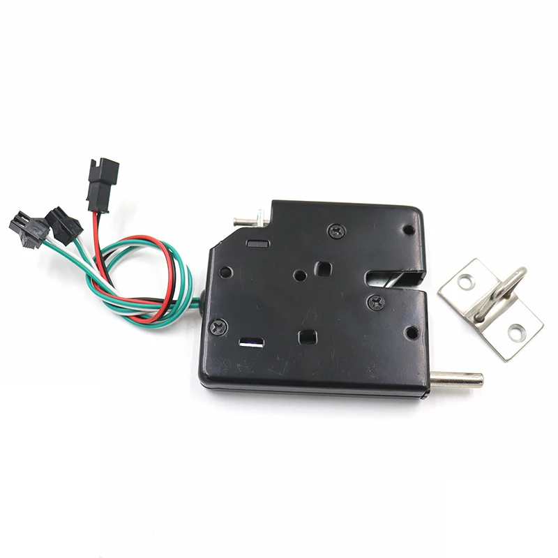 كشف مزدوج 12 فولت قفل كهربائي يختار مزلاج قفل الكهرومغناطيسي للخزانة الإلكترونية قفل خزانة ذكي كشف حالة #5