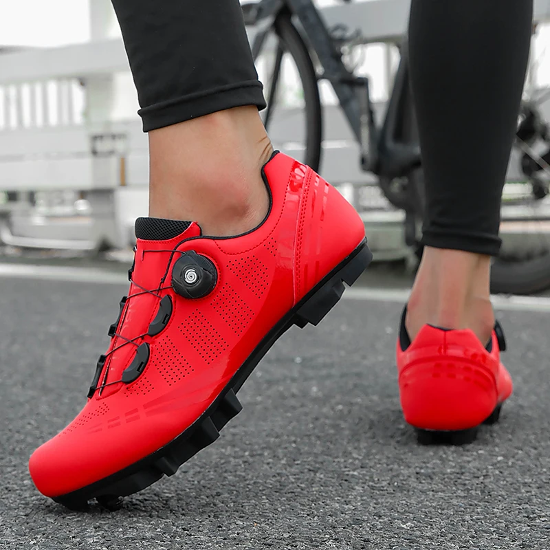 Rutschfeste Mountain-Offroad-MTB-Rennschuhe, atmungsaktive Fahrrad-Rennsport-Sportschuhe, professionelle Straßenrennen-Fahrradschuhe für Herren – Detail 19