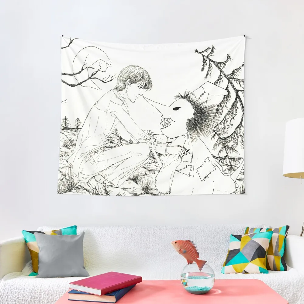 The Nameless Monster Tapestry Wall Decor Hanging Korean Room Decor Bedroom Decorations Tapestry