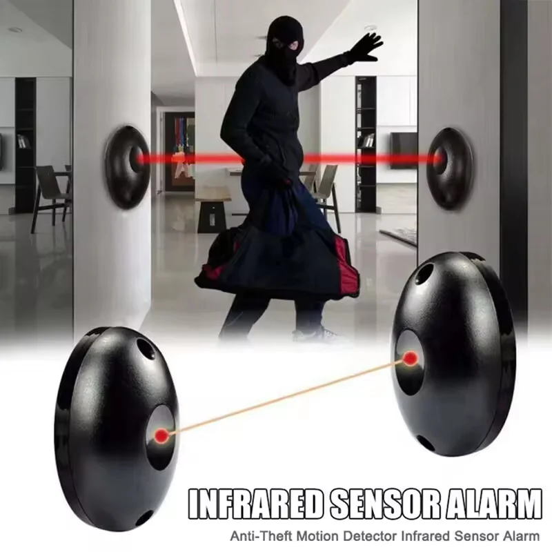 Sensore fotoelettrico attivo a infrarossi a raggio singolo IP55 Rilevatore di ostacoli impermeabile Sistema di allarme antifurto per cancelli automatici