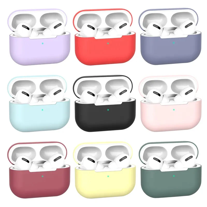 Earphone Case For Airpods Pro Silicone case air pods pro Protective Cover headphones Accessories For AirPods Pro 1st generation