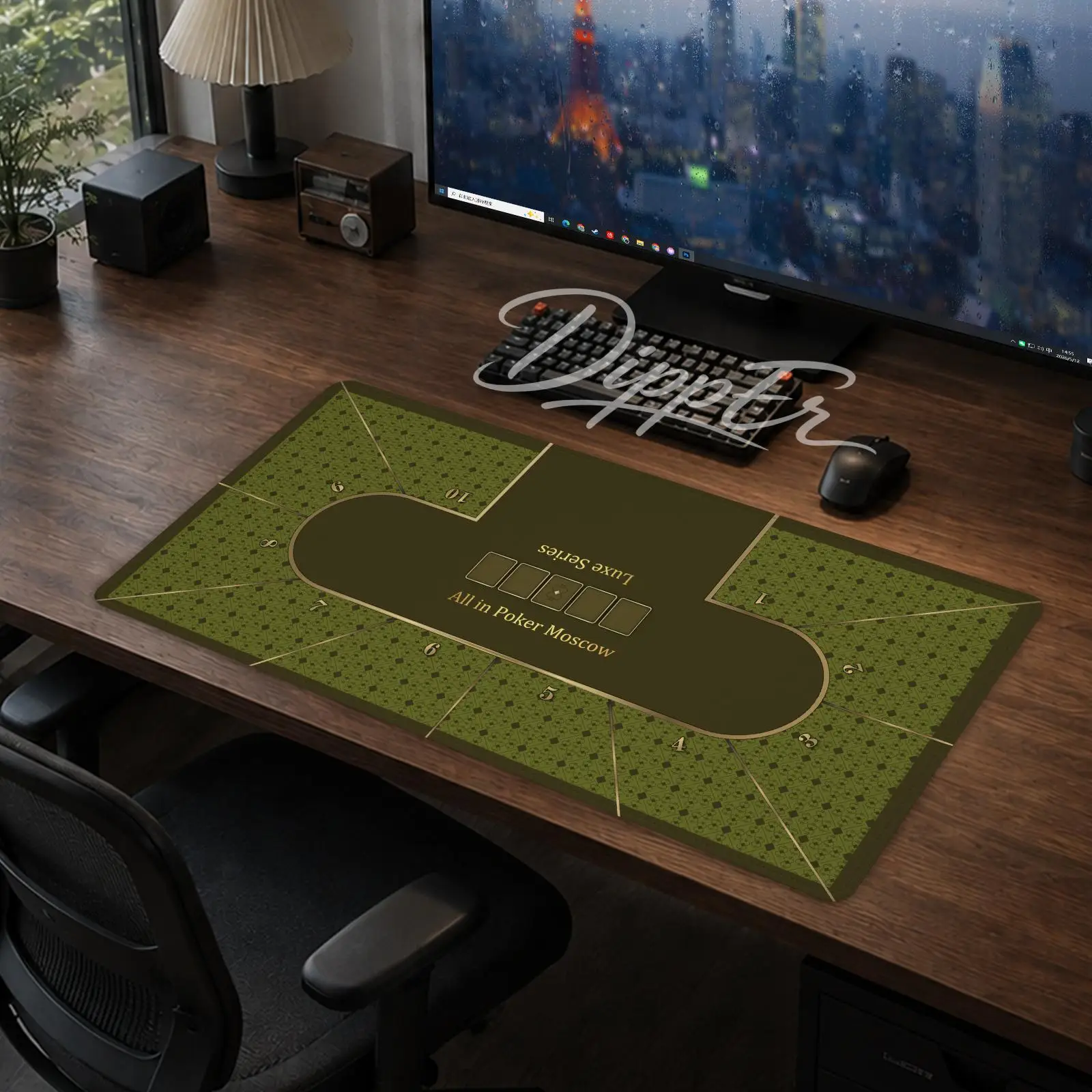 Game Moscow Poker Mouse Pad Office Large Desk Mat Gaming Mousepad Rubber Bottom Non-Slip Cushion 900X400
