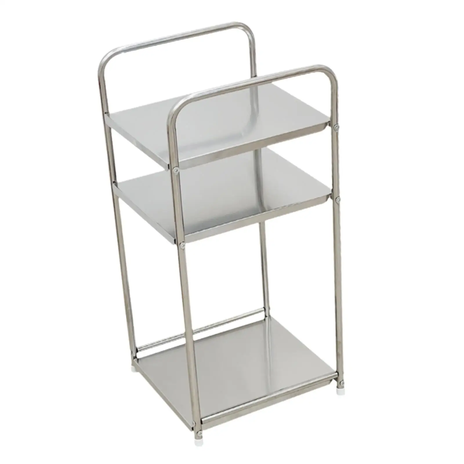 3 Tier Storage Rack Storage Shelves Easy to Assemble Display Shelving Units Book Shelf for Bedroom Home Living Room Bathroom