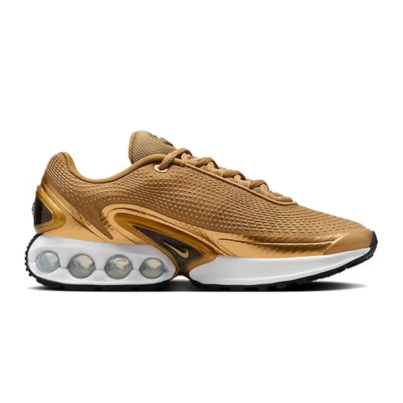 حذاء Nike ذو وسادة هوائية مرئية مزدوجة الغرفة، مقاوم للاهتراء، حذاء جري نسائي خفيف الوزن، تصميم حذاء مستقبلي جديد، متين، مريح، حذاء جري للتدريب، مخطط ألوان عالي الجودة Hj9638-700، نموذج شعبي للتنقل #4