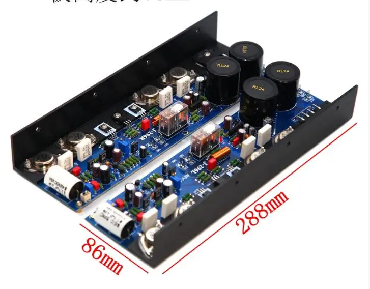 

NEW 15024/15025 gold-sealed fever-grade power amplifier board HiFi adjustable pure class A 200W 8Ω C1237 Frequency: 10HZ-60KHZ