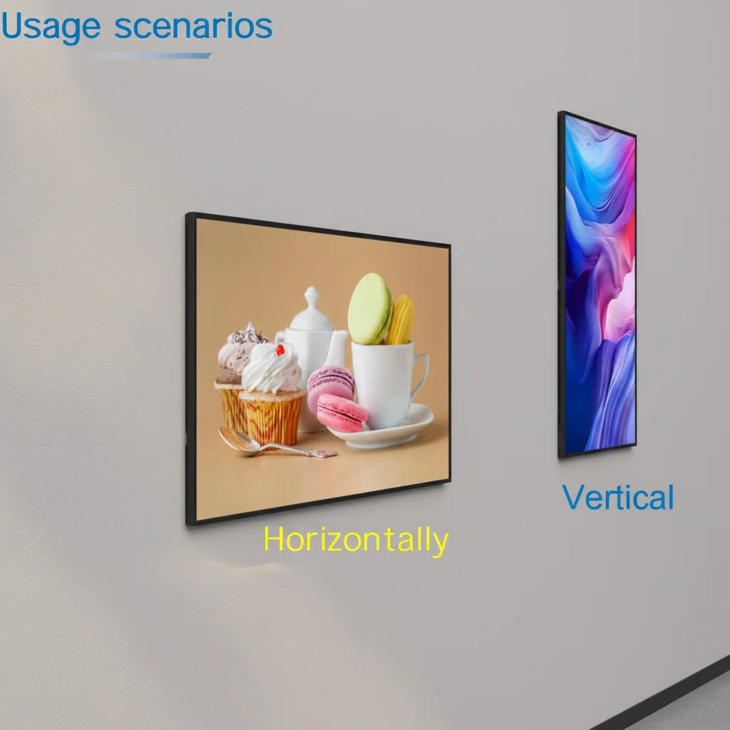 43 Inch Zero Distance Digital Signage and Displays Business Screen Wall Mounted LCD Ad Display Screen Advertising Monitor