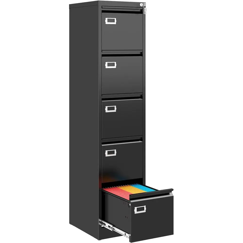 

Metal Storage Cabinet with Lock, Name Card Holder, Suitable for Home and Office, Holds Letter/Legal/A4 Size Documents (Assembly