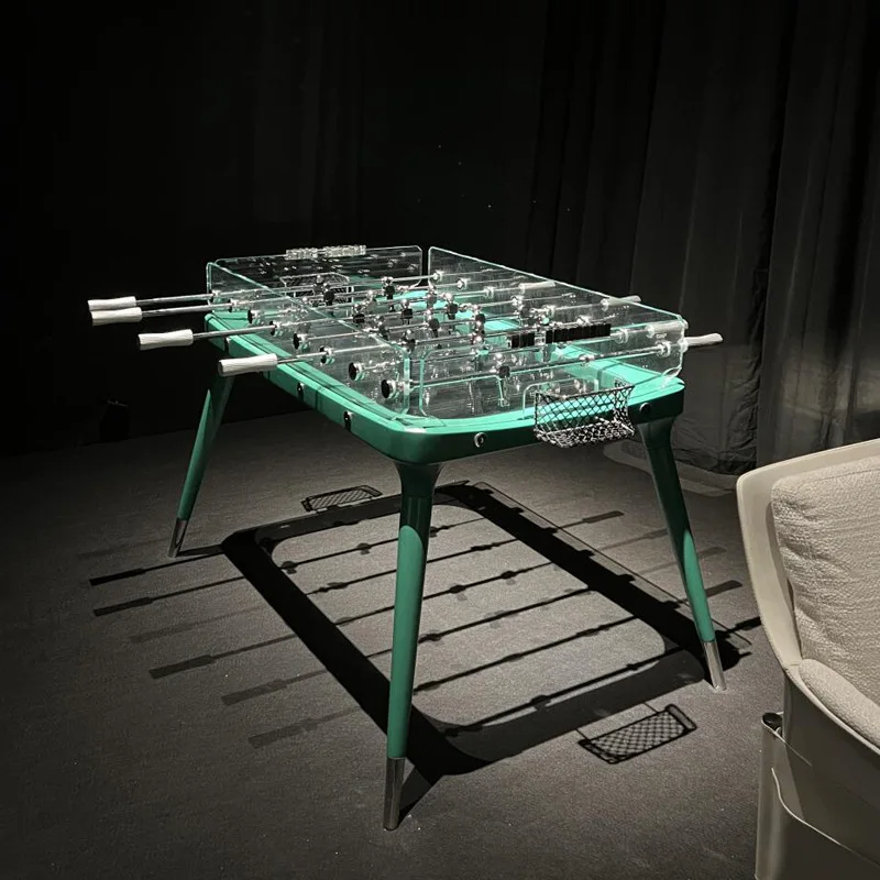 Light Luxury Household Glass Table Football Table Eight-pole Indoor Luxury Entertainment Double Football