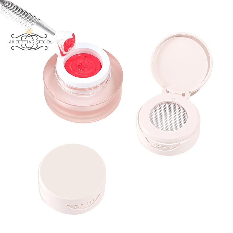 2/3/5 グラム六角ネイルパッティングジェルジャーフリップカバーマニキュアホルダーケース包装箱マニキュアオーガナイザー化粧品容器