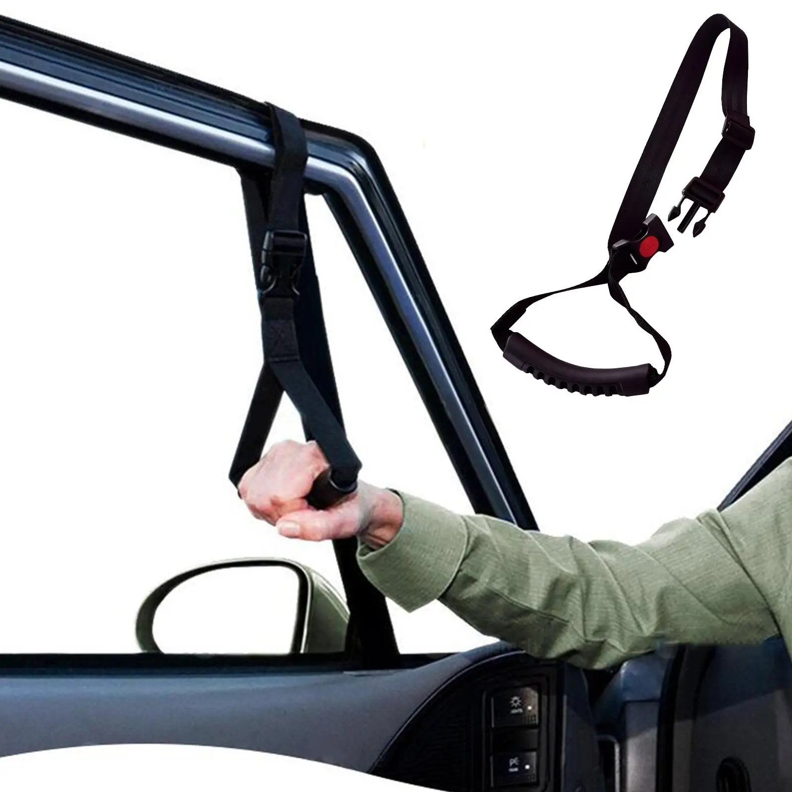 Car Grab Handle Adjustable Standing Aid Handle Disability Help Easy