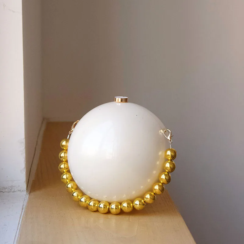 

Роскошная дизайнерская сумка для боулинга, новая модная женская сумка с круглым шаром, сумка из ПВХ подмышками, женский мини-кошелек, вечерний вечерний клатч