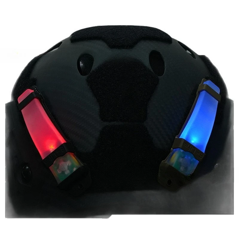 

Upgraded seven-color dimming E-LITE tactical helmet signal light chewing gum light household waterproof flash survival light