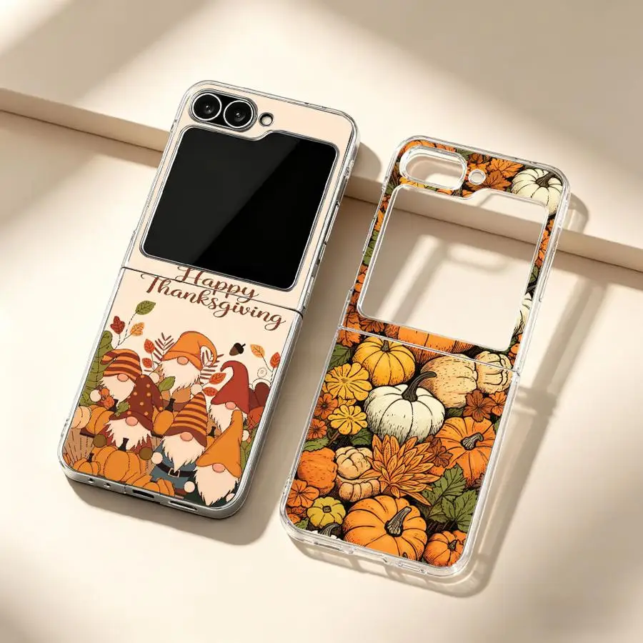 Transparent Soft Phone Cover Case for Samsung Galaxy Z Flip 8 7 ZFlip3 ZFlip7 FE Z Flip 6 5 4 3 ZFlip5 ZFlip4 ZFlip6