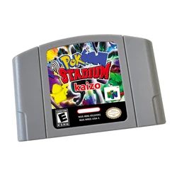 Poke stadium kaizo Video Game Cartridge Card - Compatible model N64 – English - US Version