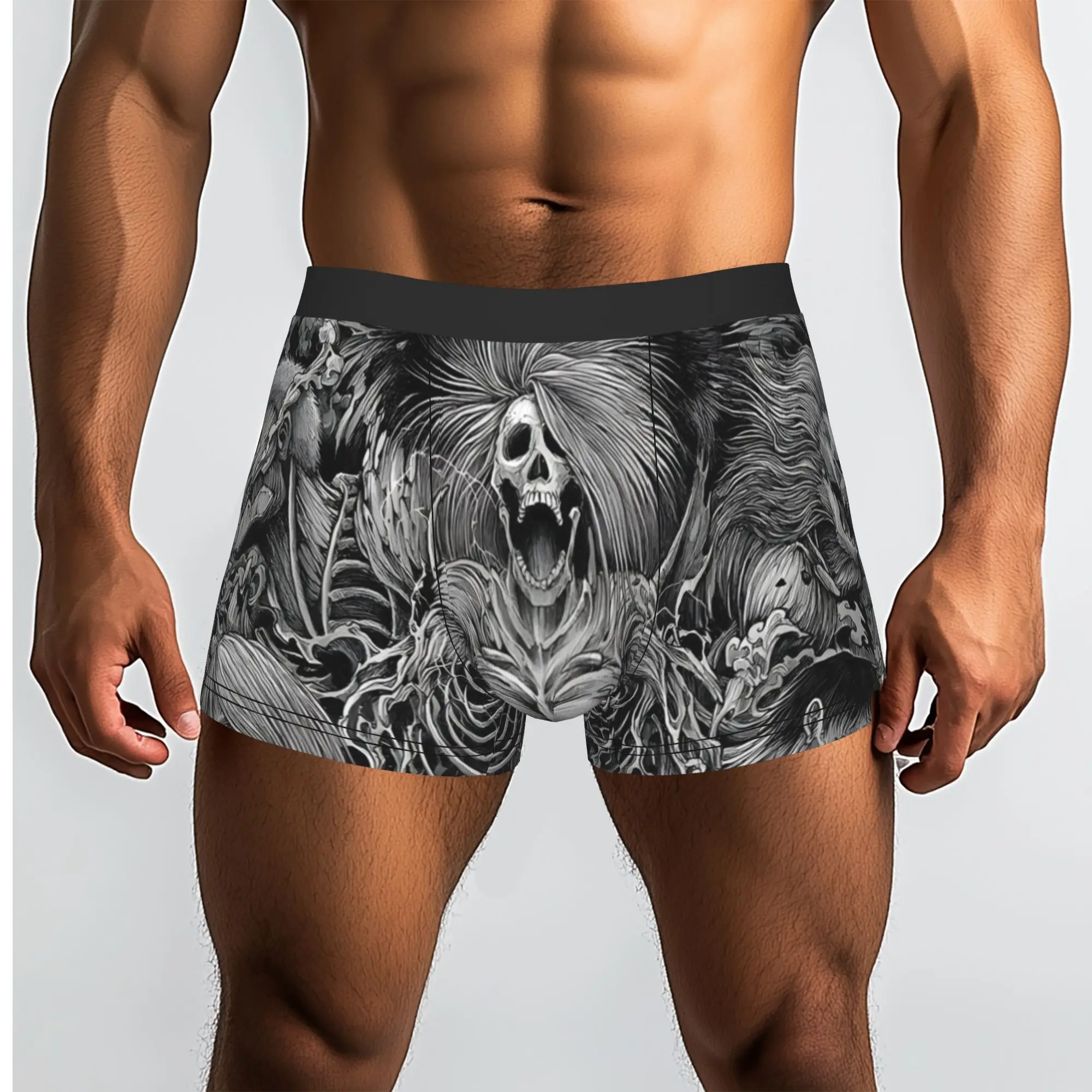 1piece Titanic Freedom Attack on Titan Underpants Breathbale Panties Man Underwear Ventilate Shorts