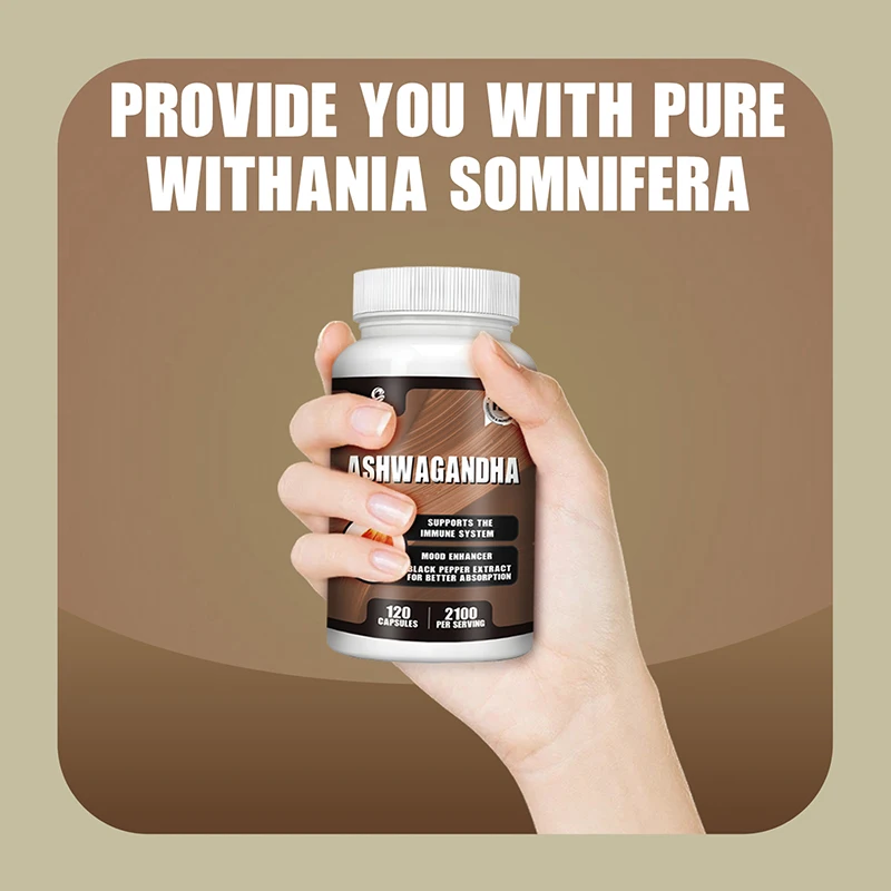 Ashwagandha - Help Stress, Focus, Brain, Energy Support Sleep Health, Muscle and Strength