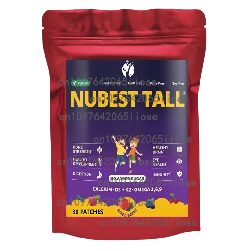 

Сила кости, иммунитет, здоровье пищеварения, кальций, витамин D3, K2, B Комплекс, магний, цинк, 30 ПАТЧОВ